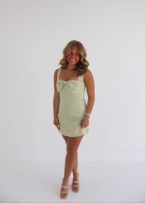 Bea Bow Mini Dress