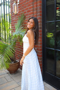 Edie Blue Gingham Dress