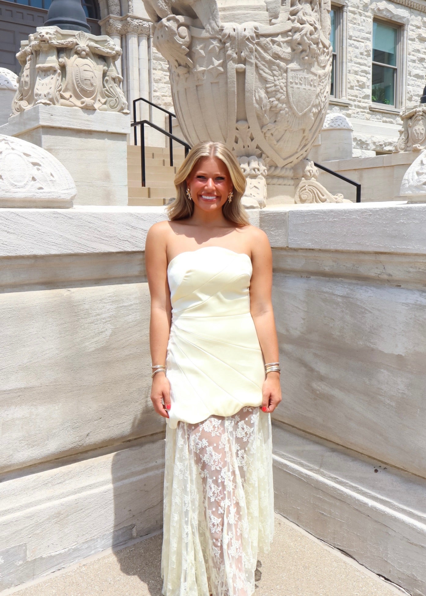 Daphne - Butter Yellow Midi Dress