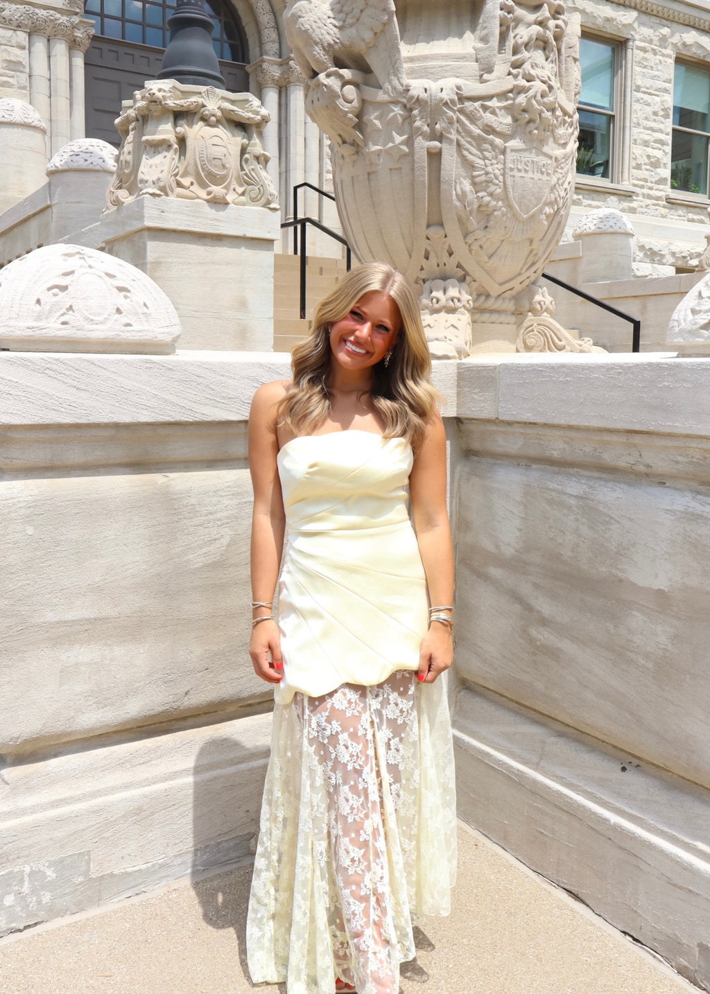 Daphne - Butter Yellow Midi Dress