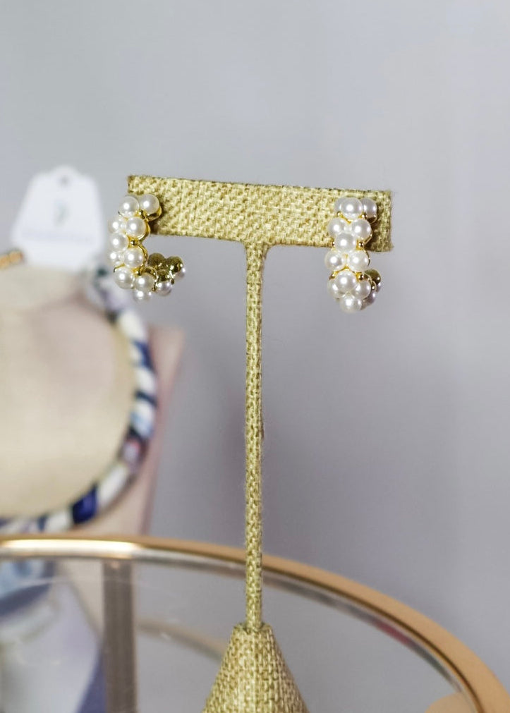 Addy - Pearl Hoops