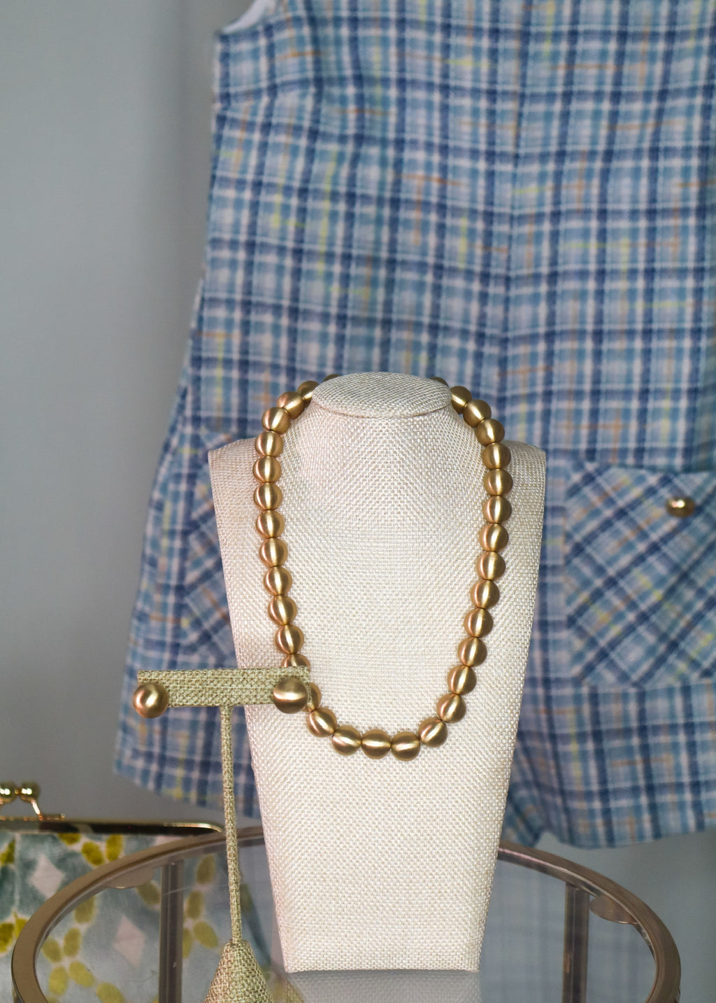 Brit - Brushed Gold Necklace
