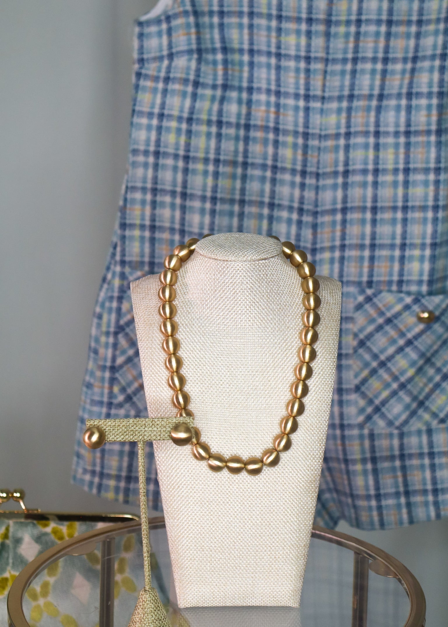 Brit - Brushed Gold Necklace