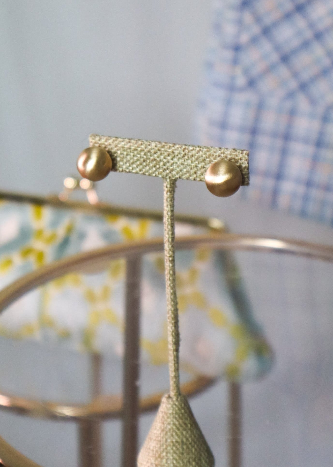 Brinley - Brushed Gold Earrings