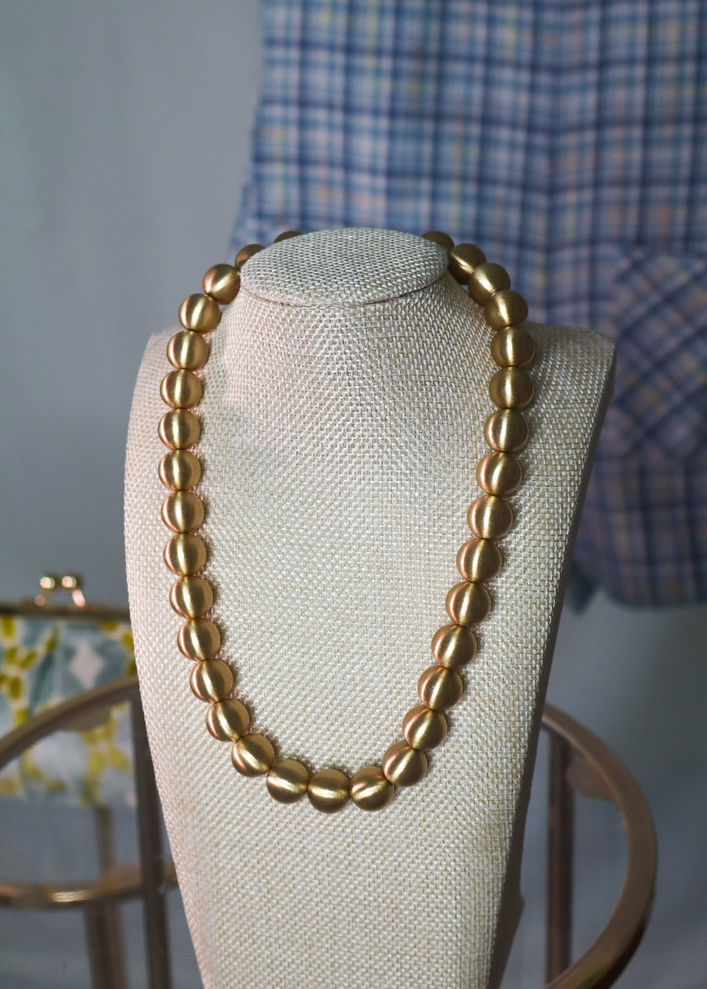 Brit - Brushed Gold Necklace