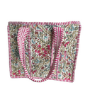 Mini Quilted Bag - Bright Pink/Multi