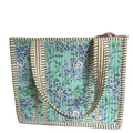 Mini Quilted Bag - Light Turquoise/Blue