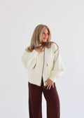 Jenna - Jacket - Ivory/Mocha