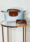 Mini Vinyl Purse - Light Blue