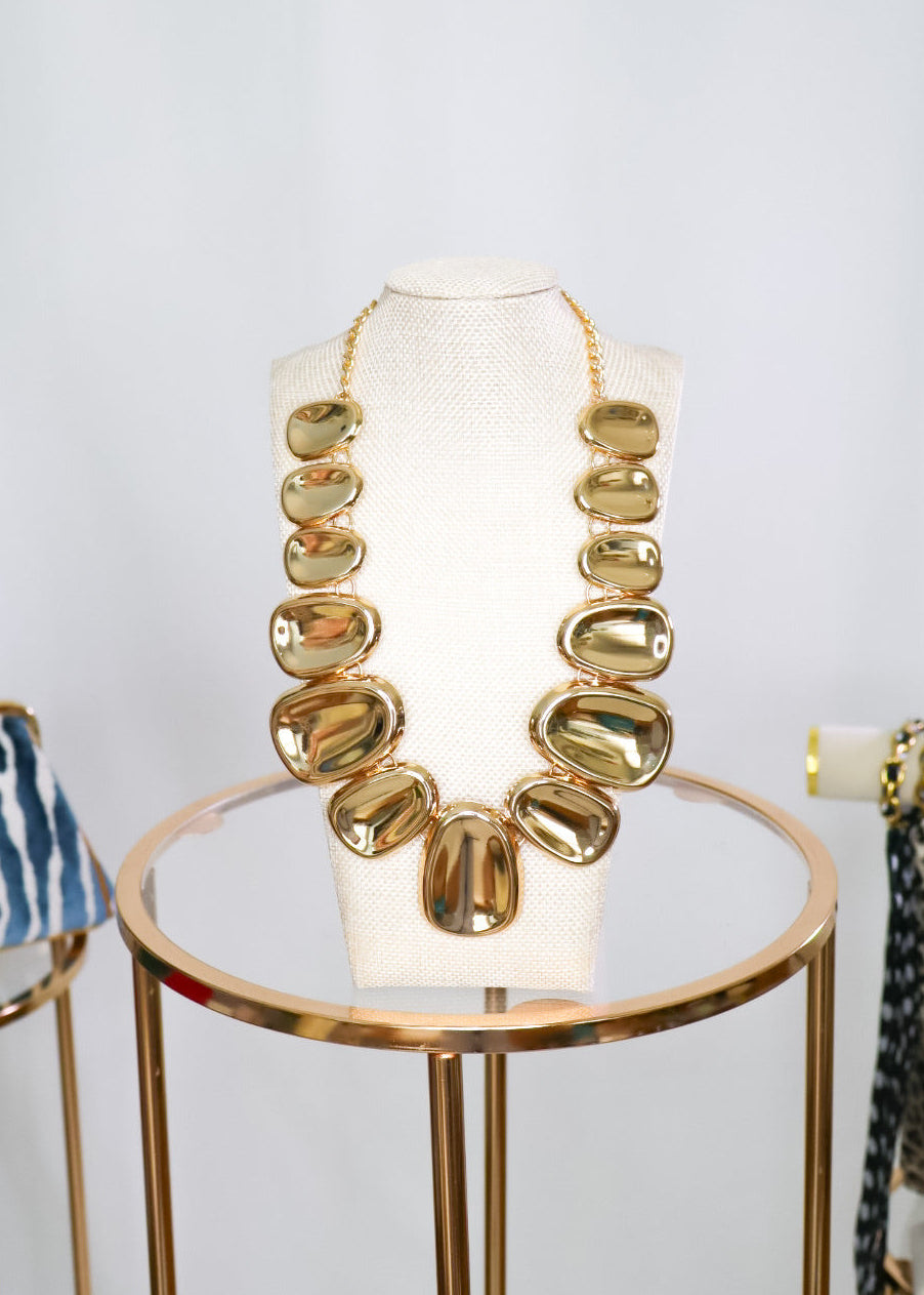 Gigi - Gold Statement Necklace