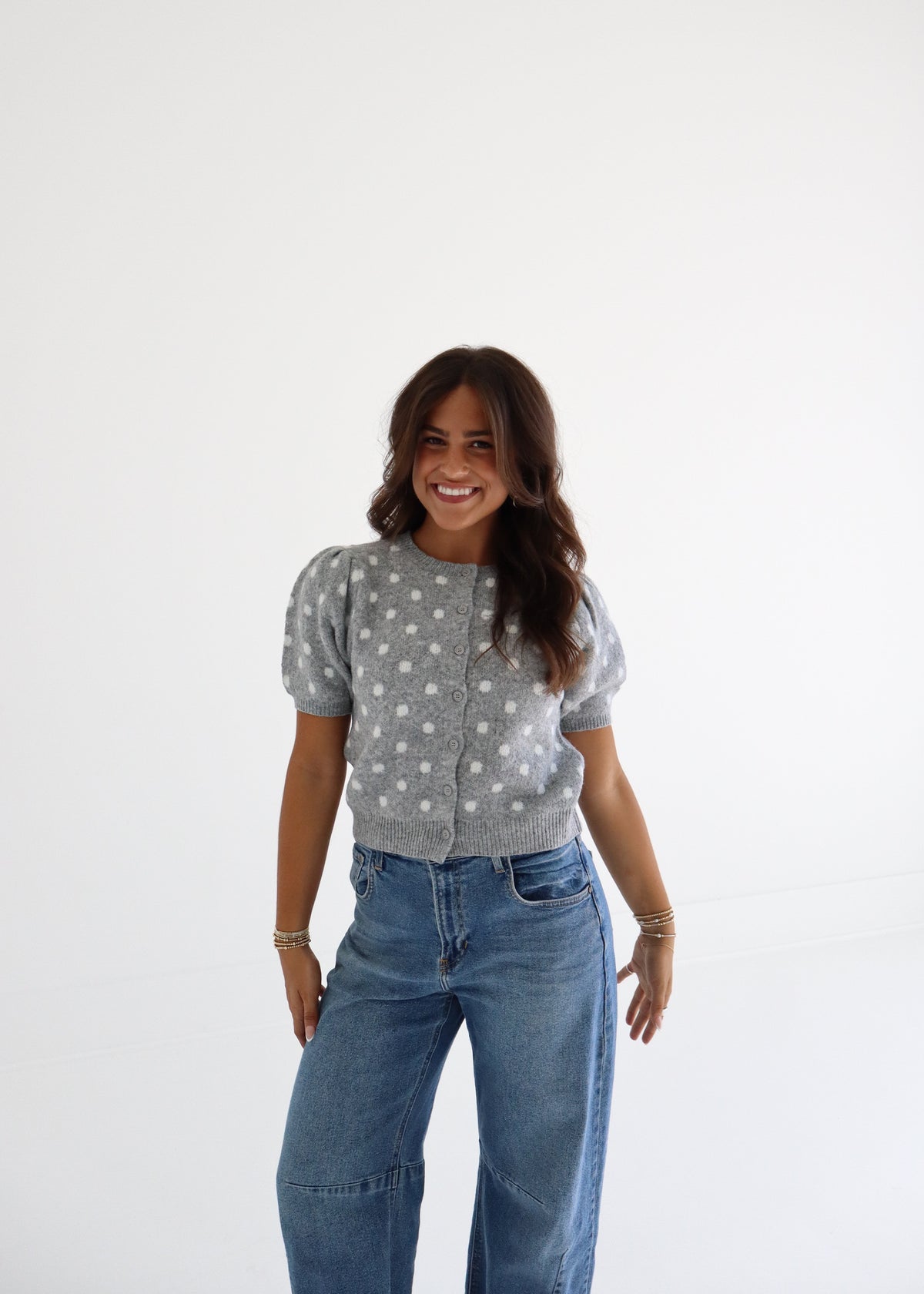 Paisley - Polka Dot Cardigan