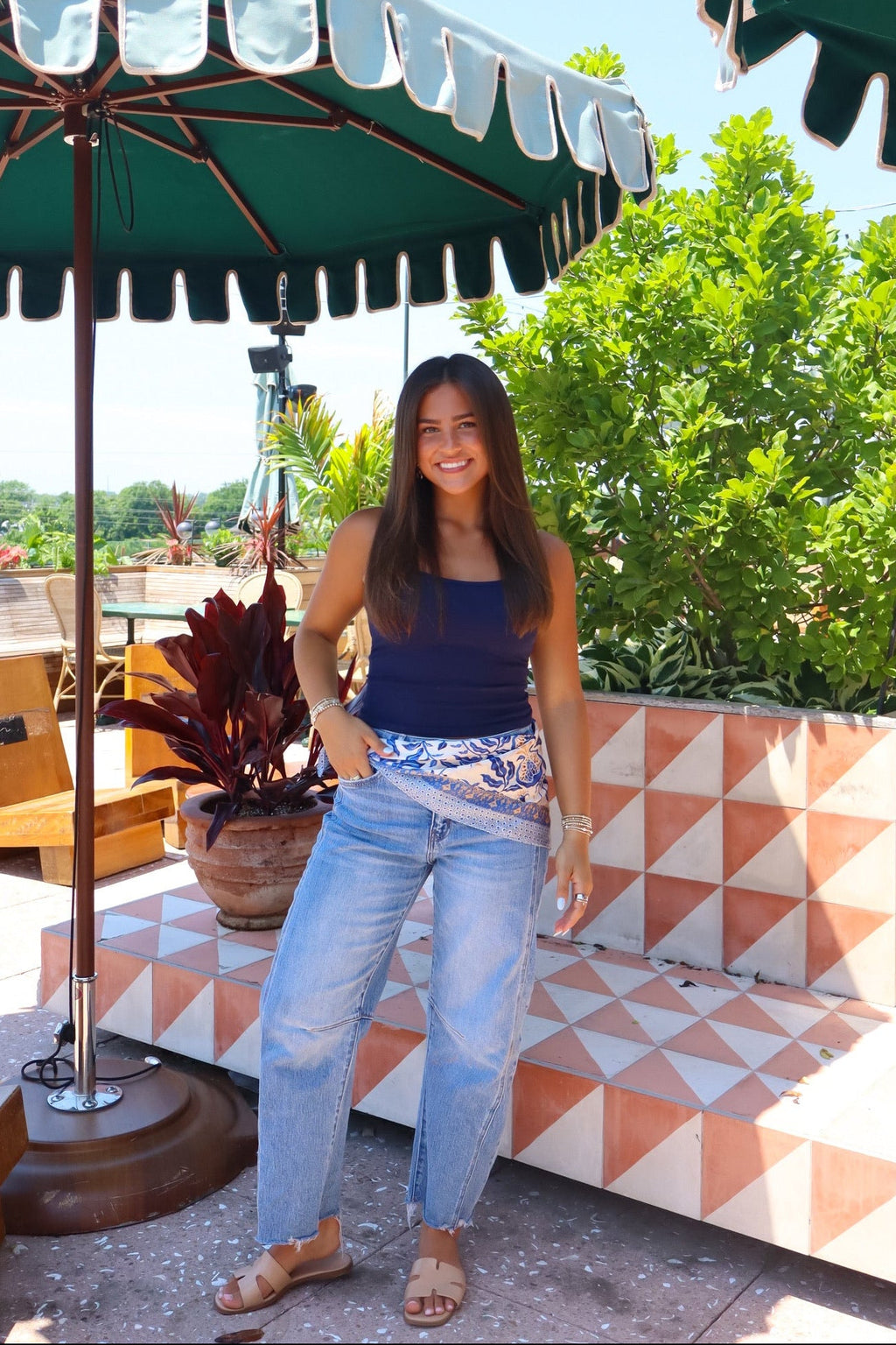 Daisy Denim Barrel Jeans