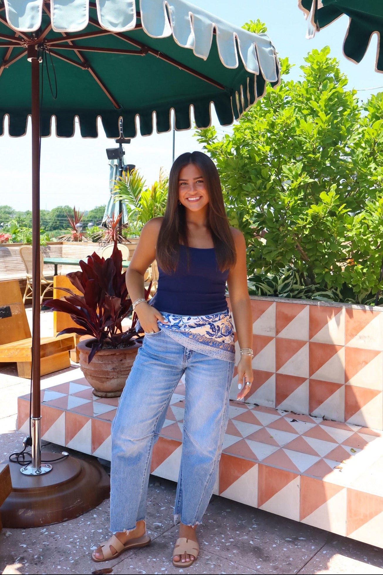 Daisy Denim Barrel Jeans