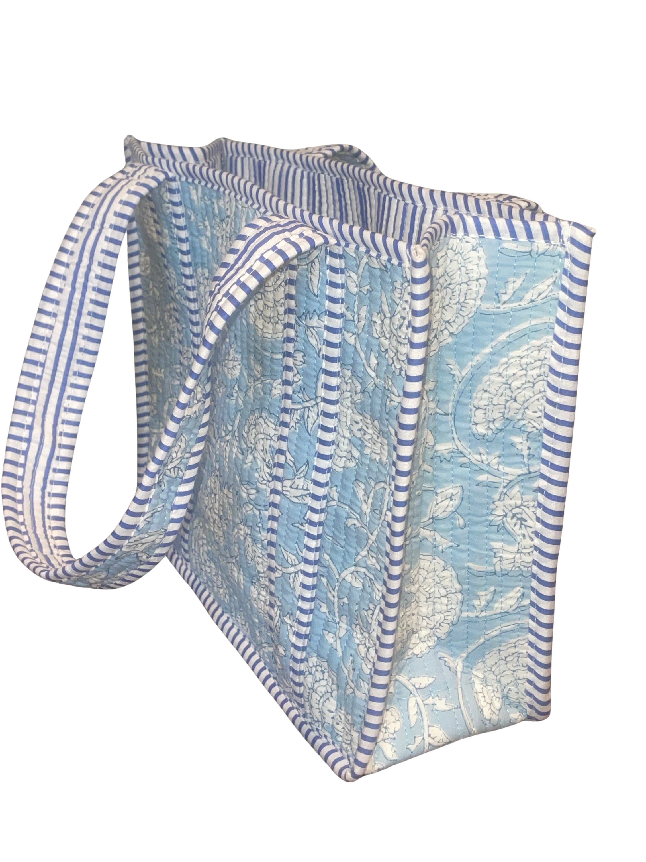 Mini Quilted Bag - Sky Blue