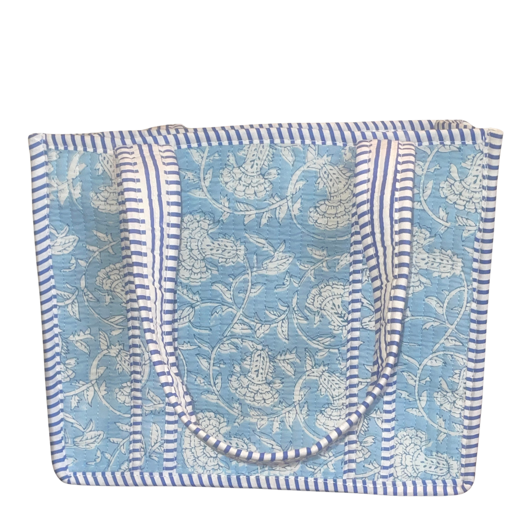 Mini Quilted Bag - Sky Blue