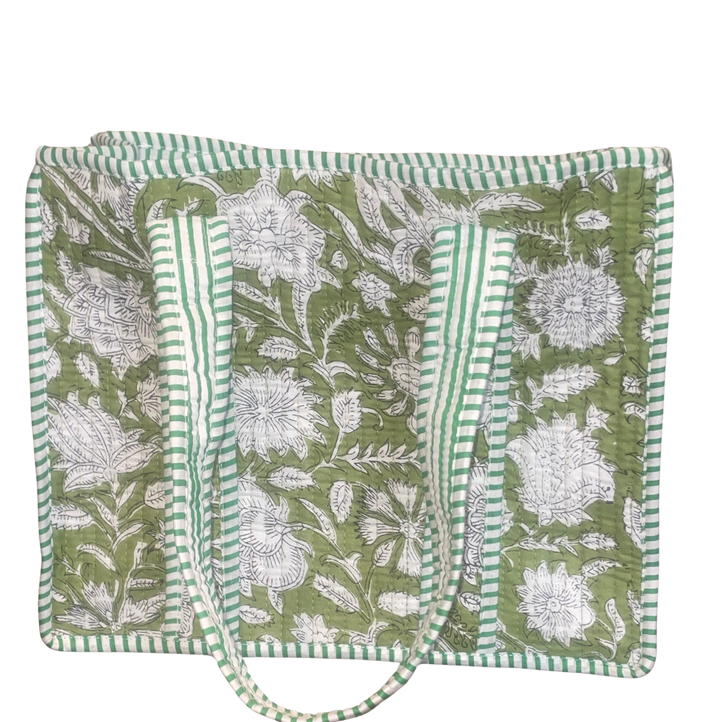 Mini Quilted Bag - Green