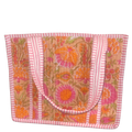 Mini Quilted Bag - Orange/Pink